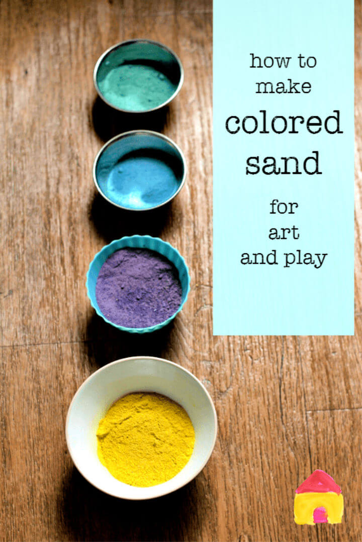 DIY Colored Sand Step by Step Instructions