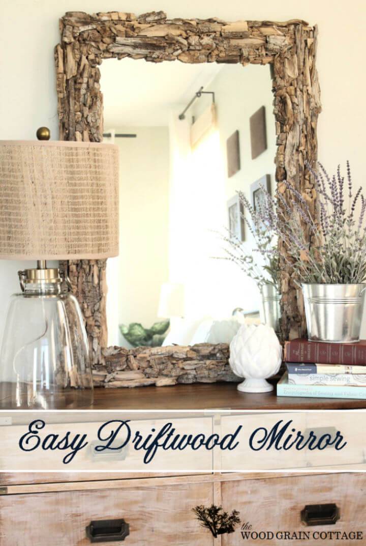 Easy DIY Driftwood Mirror