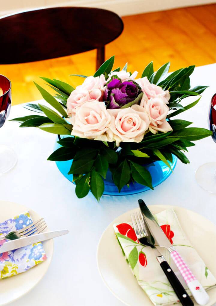 Easy DIY Floral Wedding Centerpiece