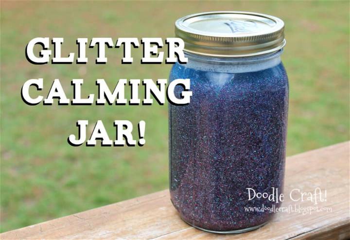 Easy DIY Glitter Calming Jar