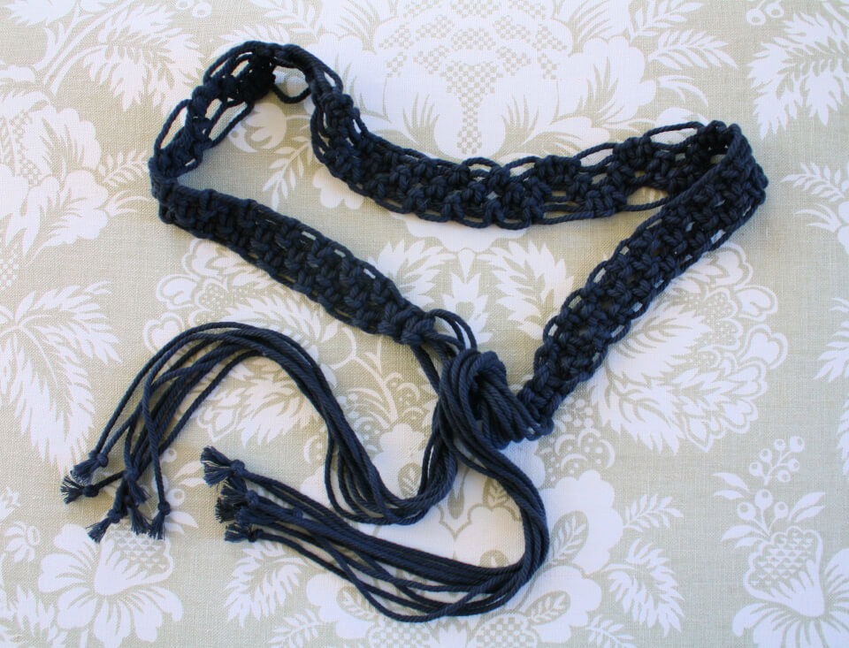 14 Macrame Belt Patterns - Crafting News