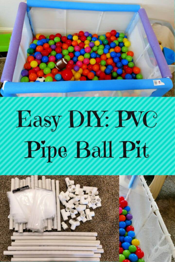 Easy DIY PVC Pipe Children’s Ball Pit