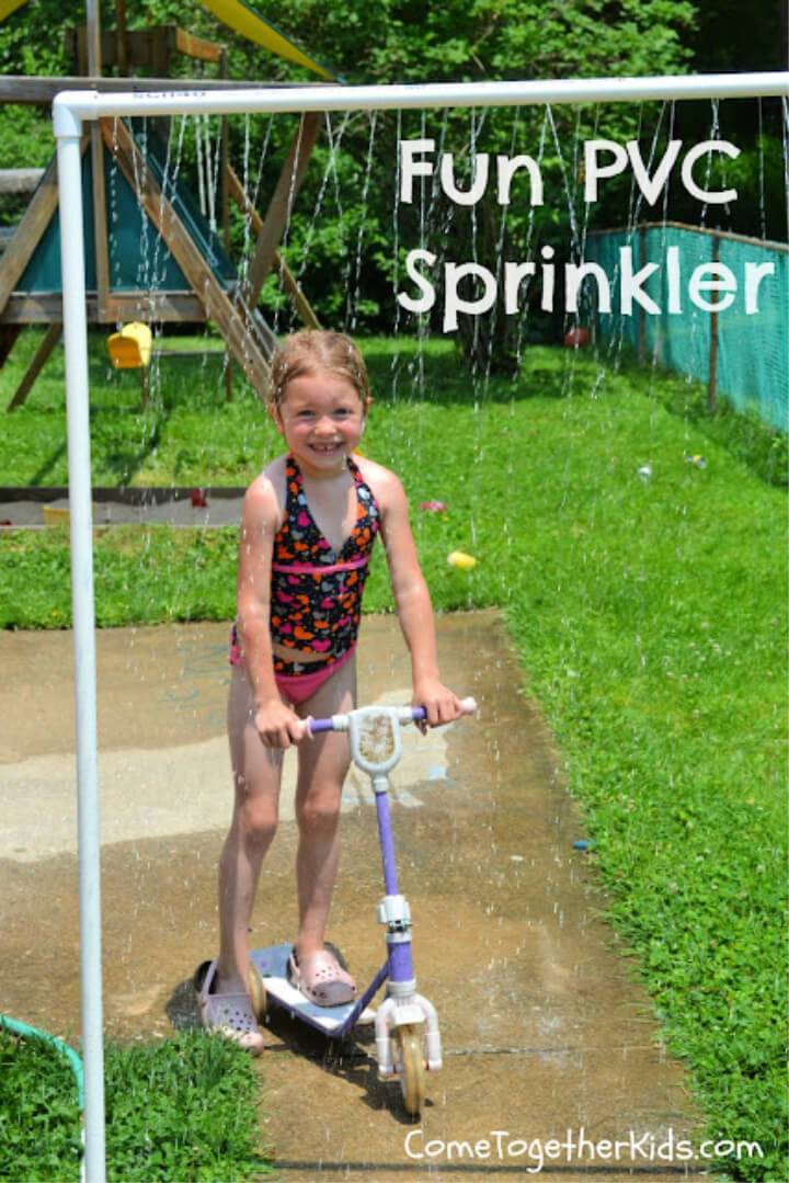 Easy DIY PVC Sprinkler