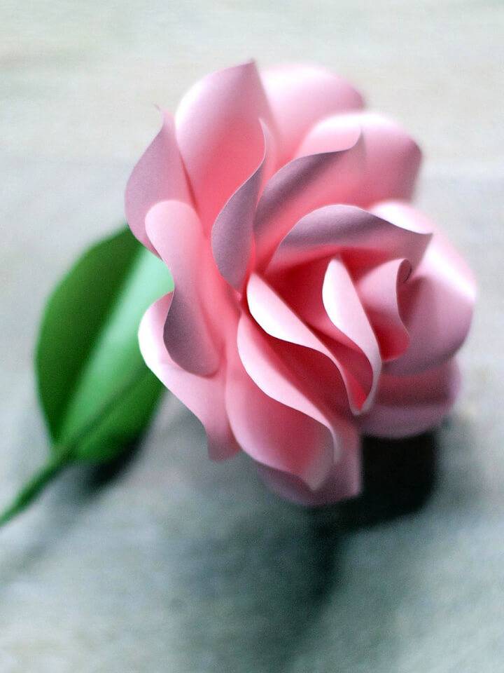 Easy DIY Paper Rose