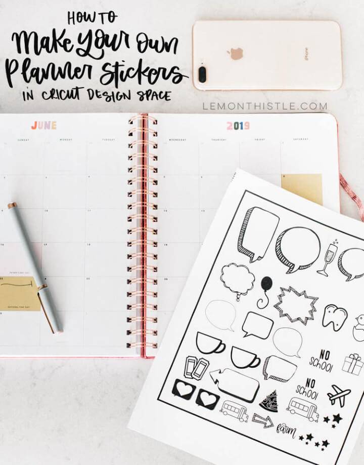 Easy DIY Planner Stickers with Cricut