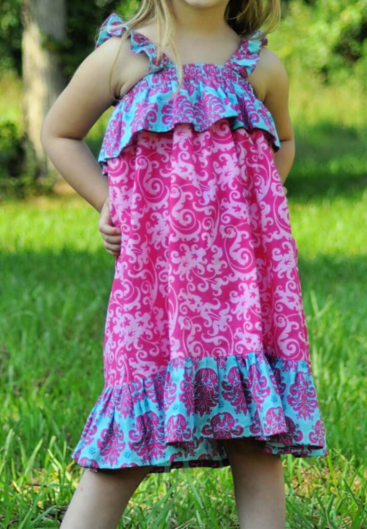 Easy Dress Sewing Pattern for Girls
