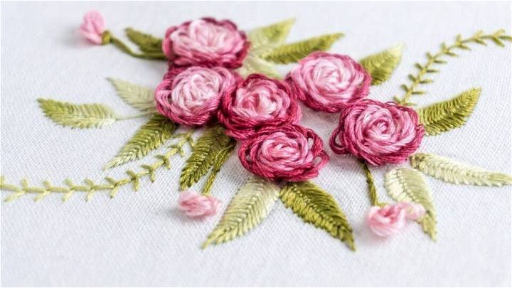 Easy Hand Embroidery Stitch Your Flower Pattern