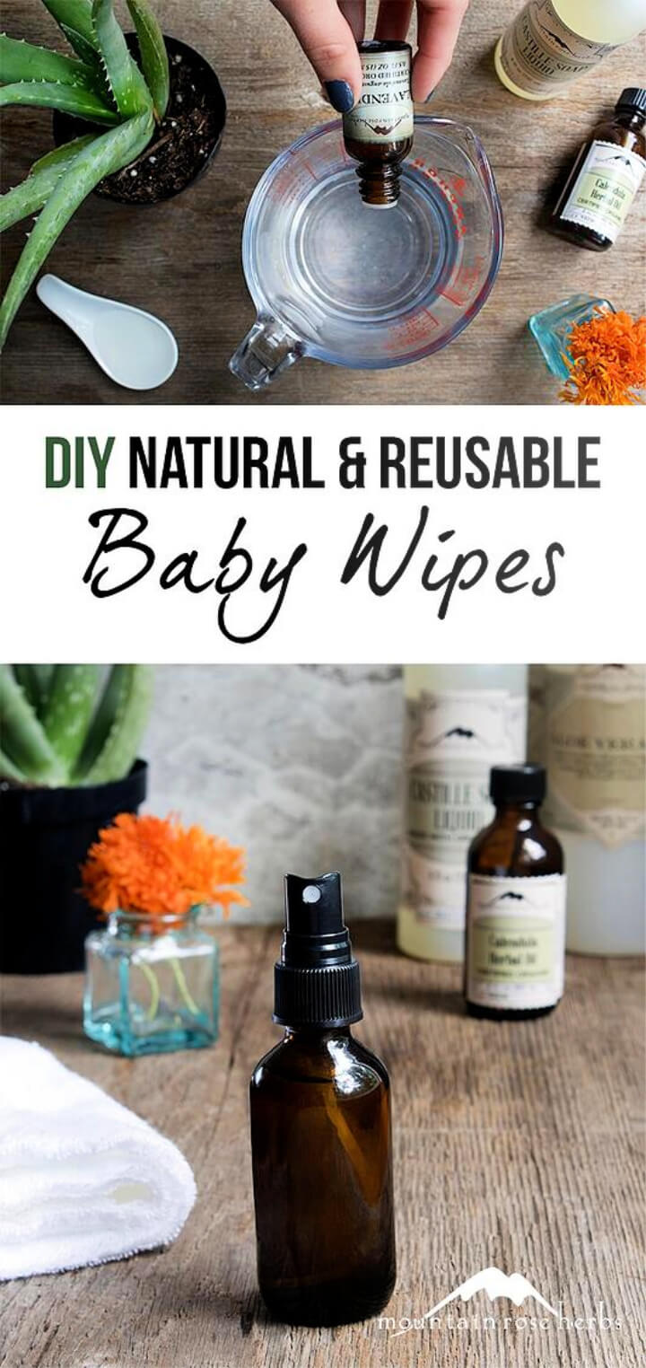 Easy and Organic Herbal Baby Wipes