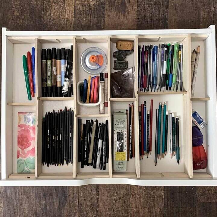Easy to Make Wood Drawer Dividers