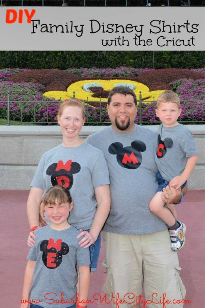 Family Disney Shirts with Cricut