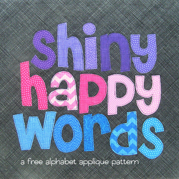 DIY Alphabet Applique 