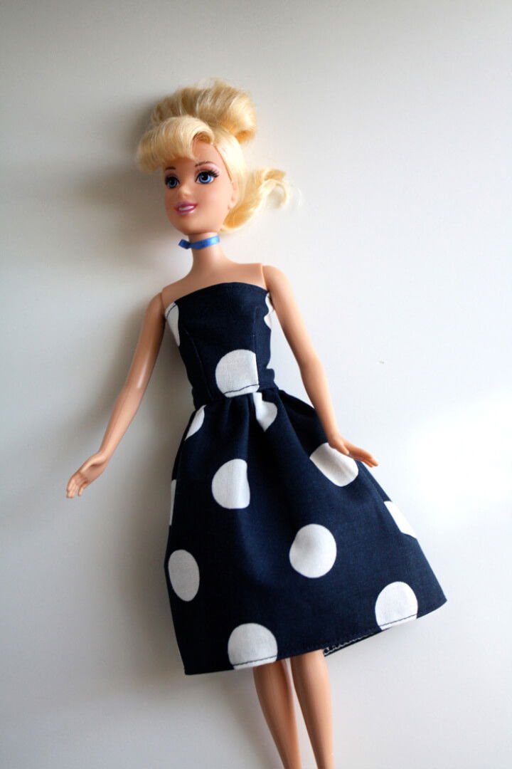 Barbie doll best sale dress making