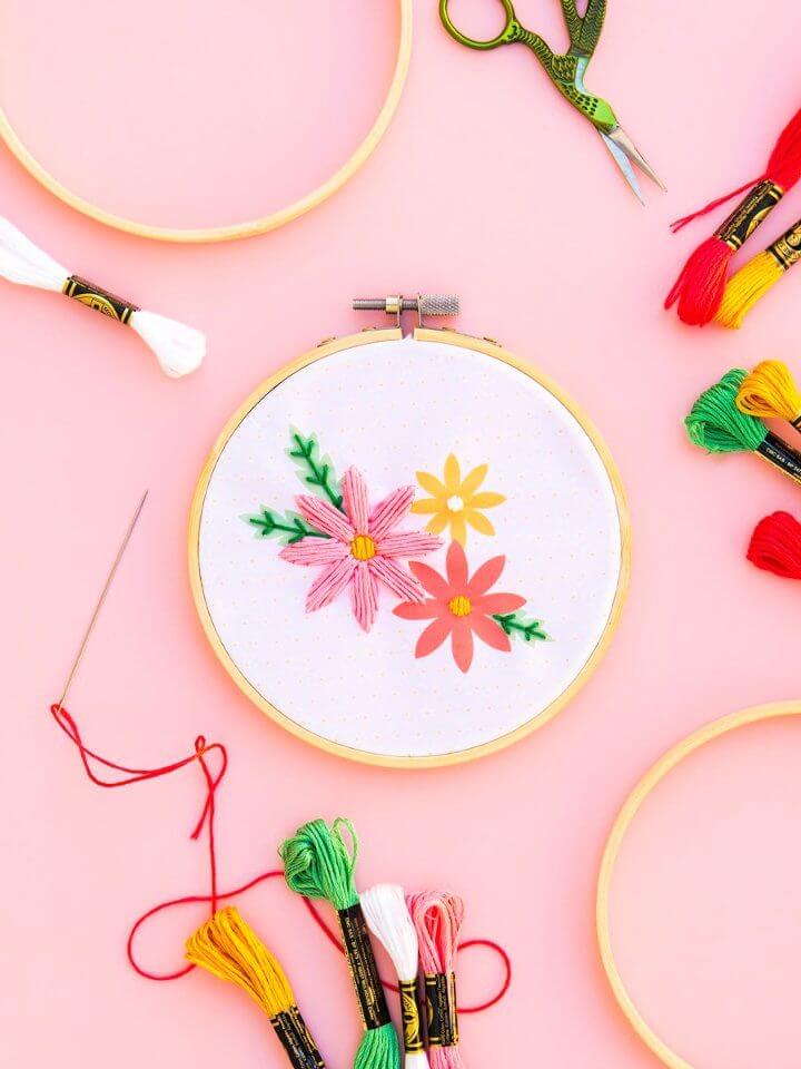 Free Floral Embroidery Pattern