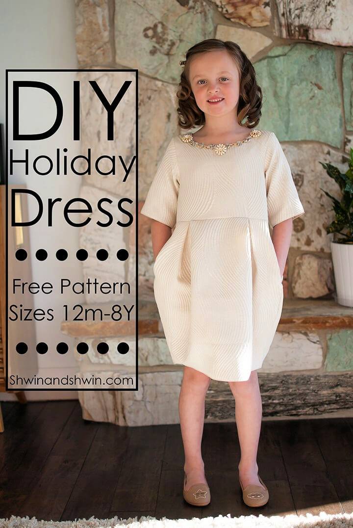 Free Holiday Dress Sewing Pattern