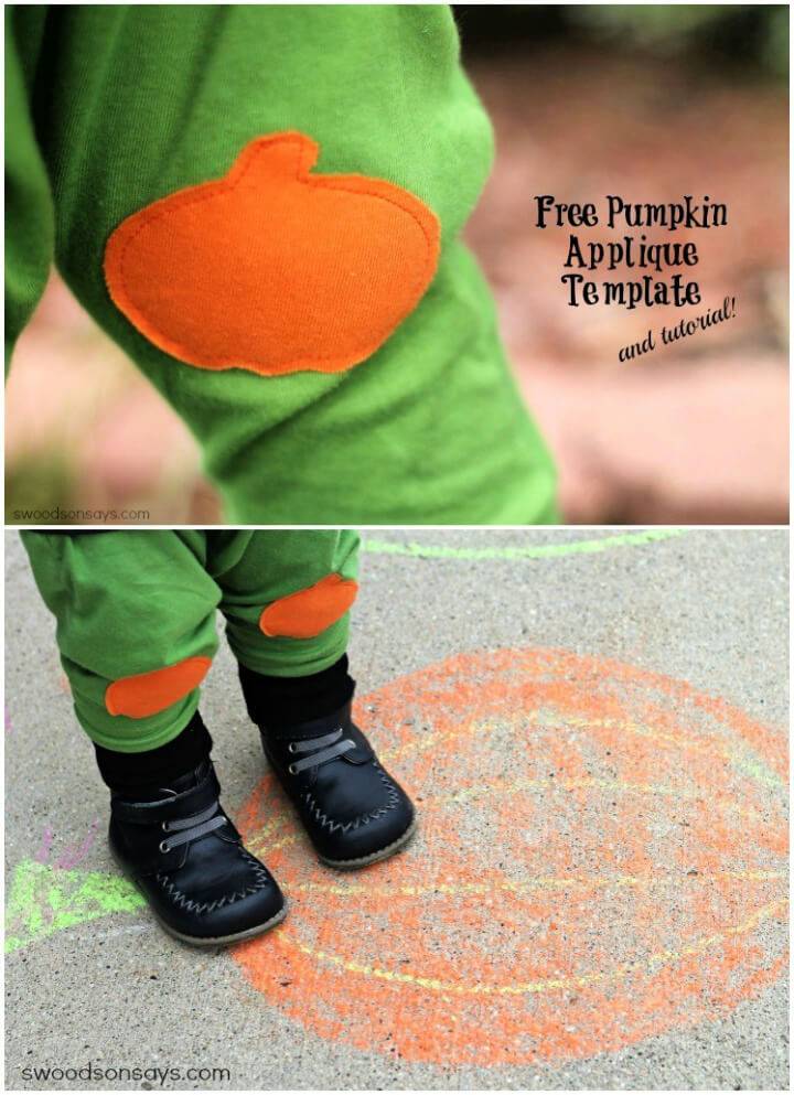 Free Pumpkin Silhouette Applique Pattern