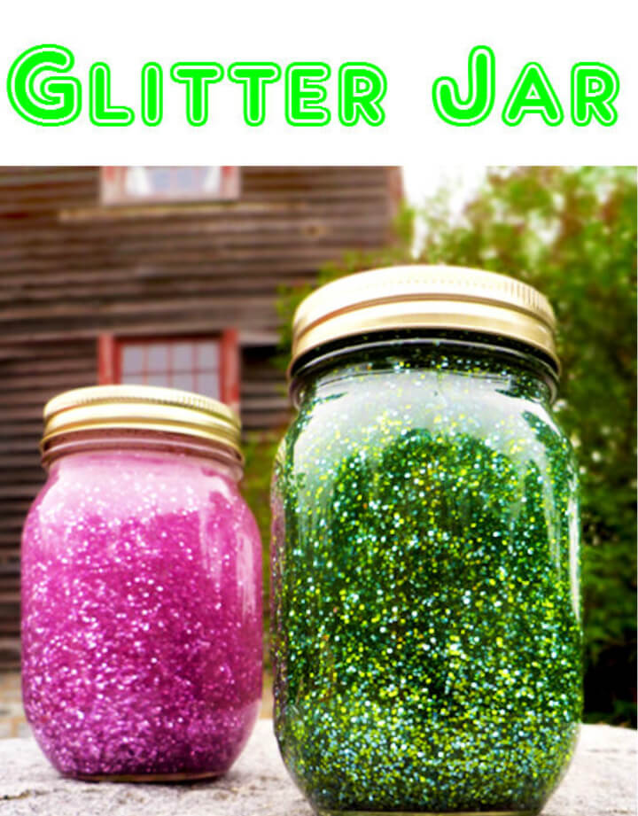 Fun DIY Glitter Jar