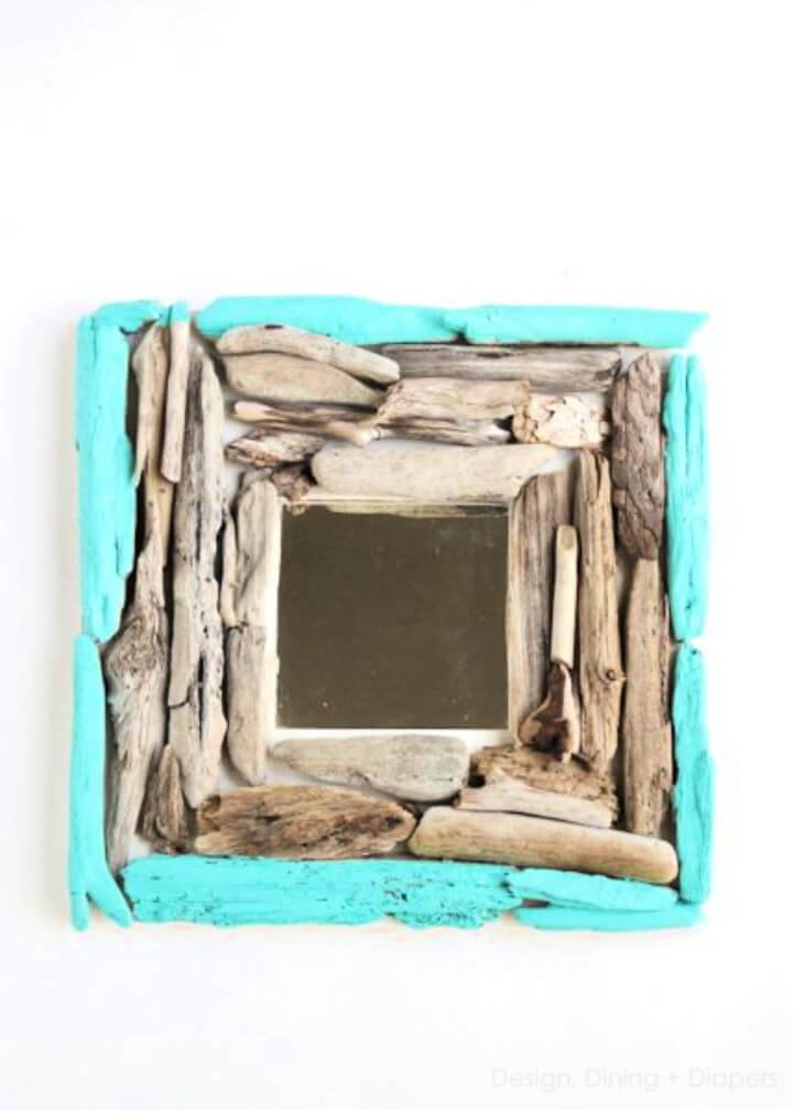 Fun Driftwood Mirror for The Nursery