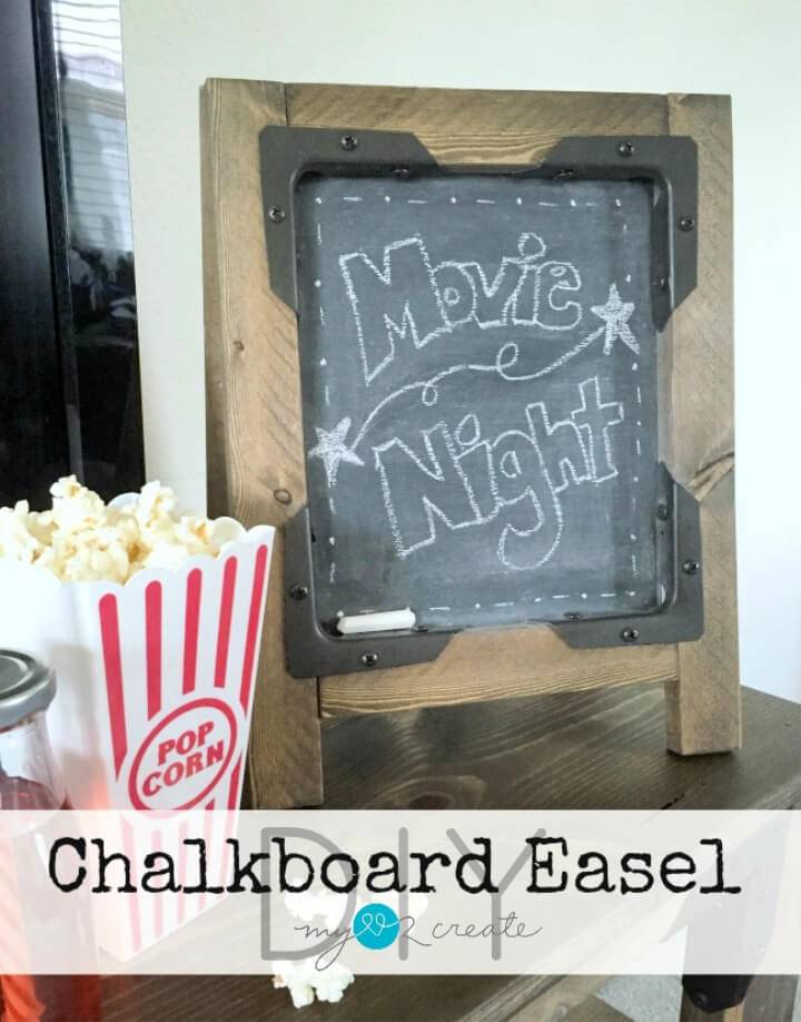 Fun and Easy DIY Chalkboard Easel