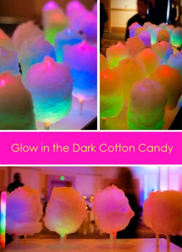 Glow in the Dark Cotton Candy