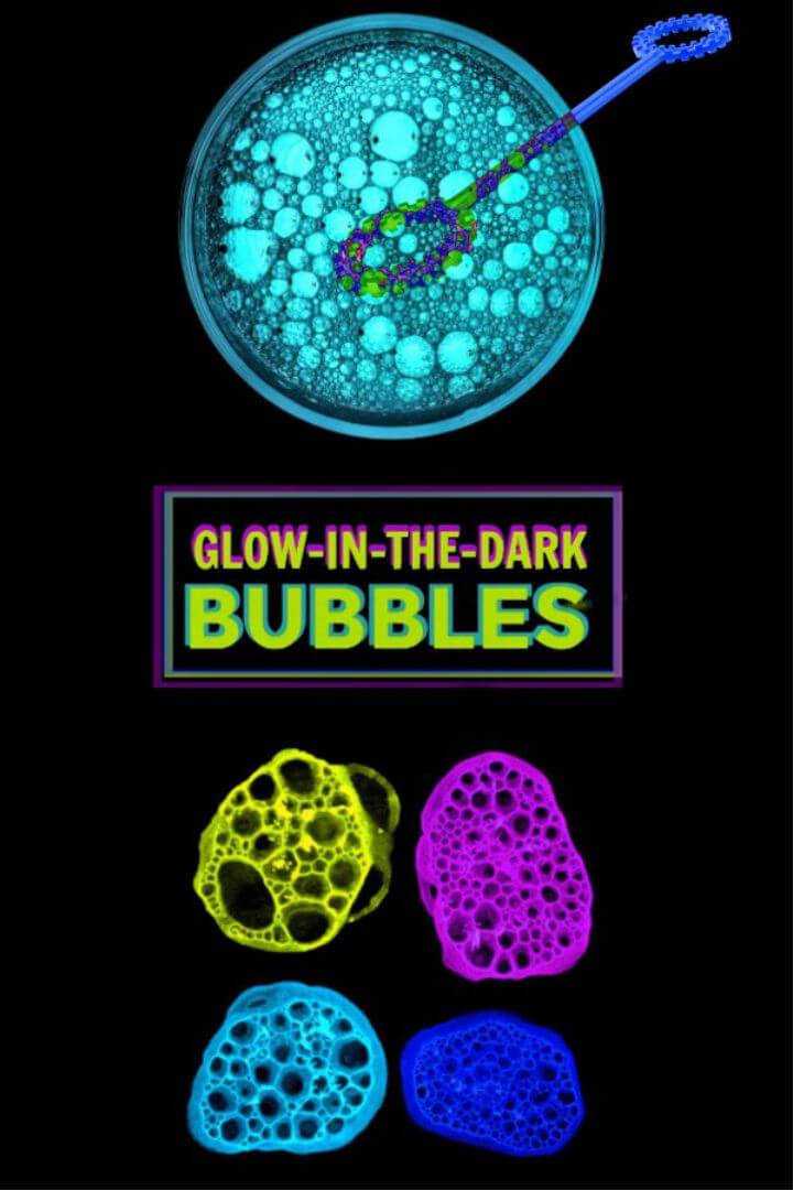 Glowing Bubbles for Kids