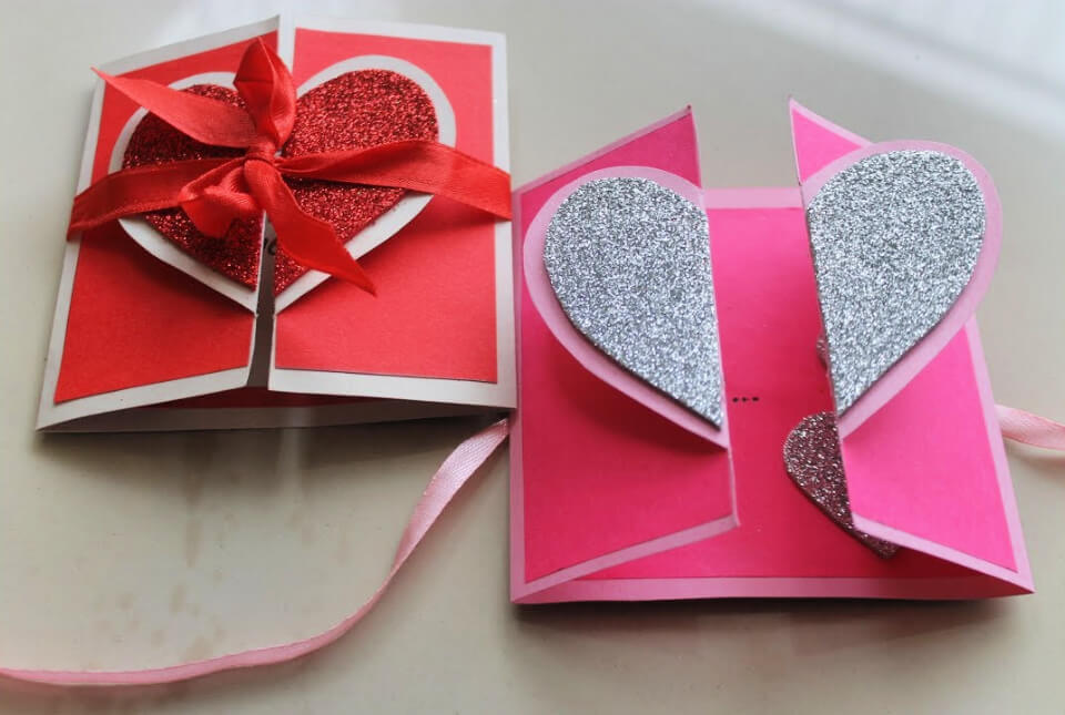 Heart Greeting Card Handmade Card Tutorial