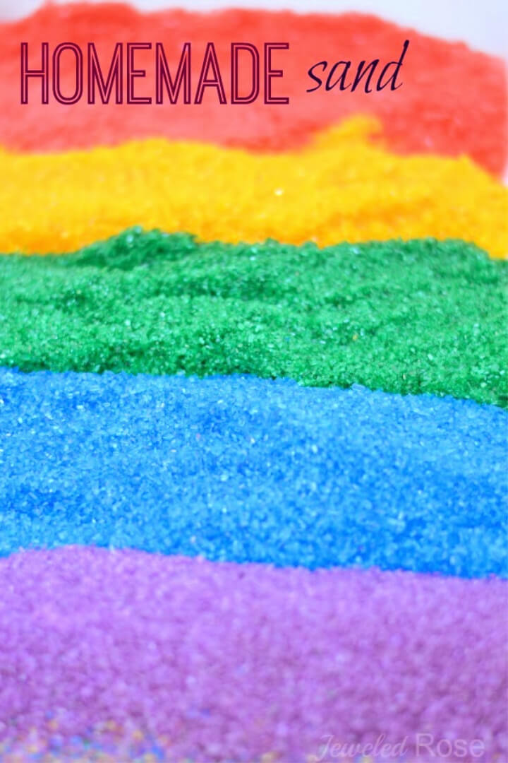 Homemade Colored Sand