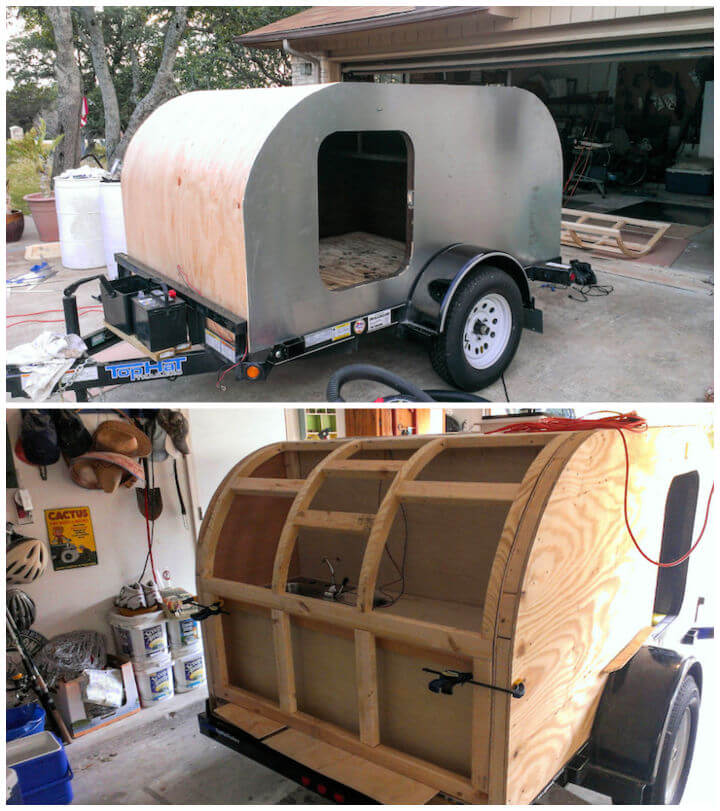 Homemade Tear Drop Camper Trailer