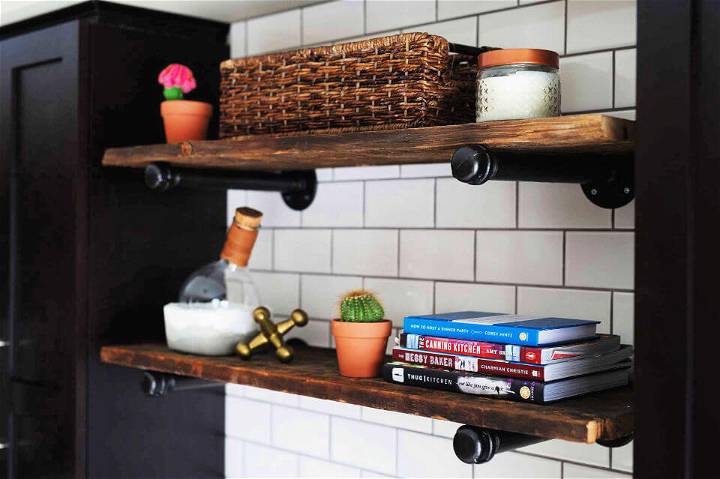 How to Build An Industrial Pipe Shelf