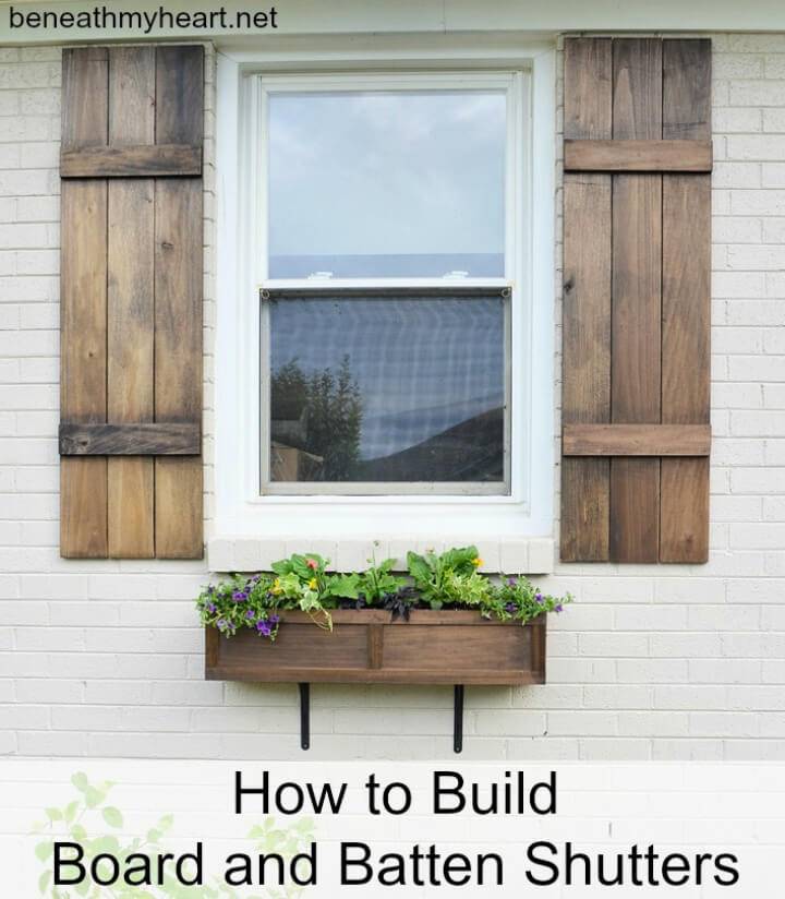 How to Build Board and Batten Shutters