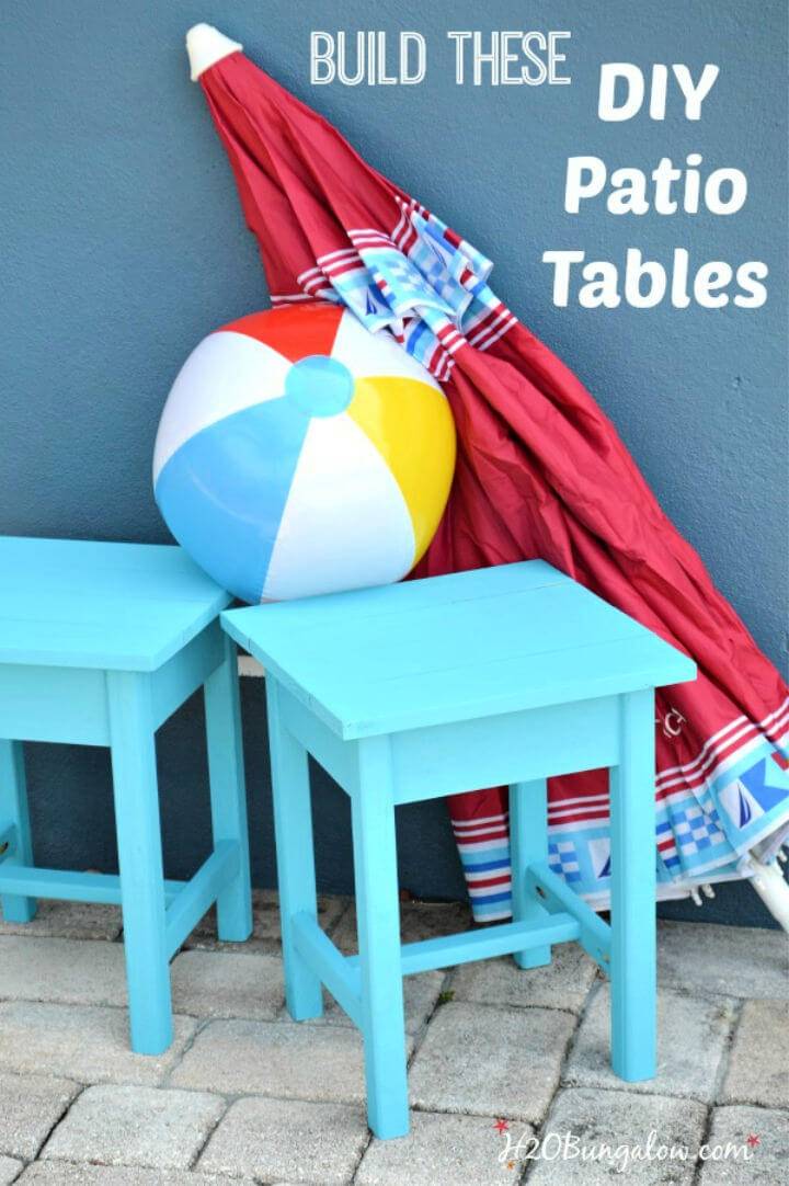 How to Build Easy Patio Table