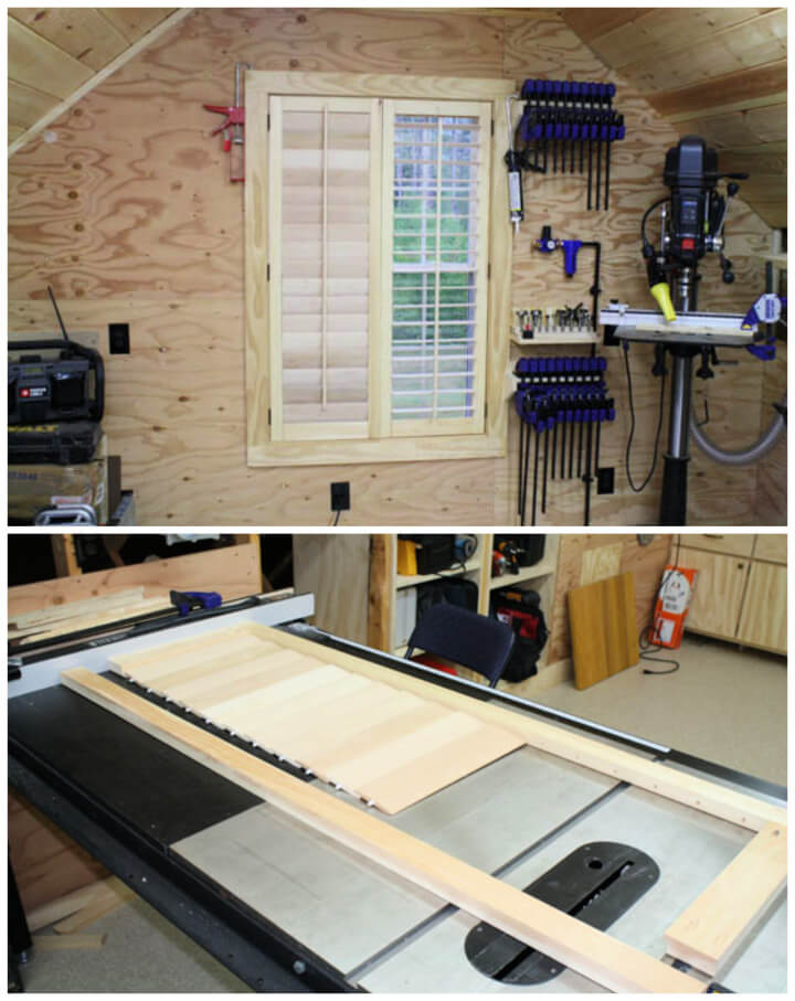 How to Build Moveable Wood Shutters