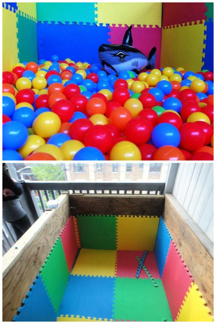 How to Build a Ball Pit on Your Balcony