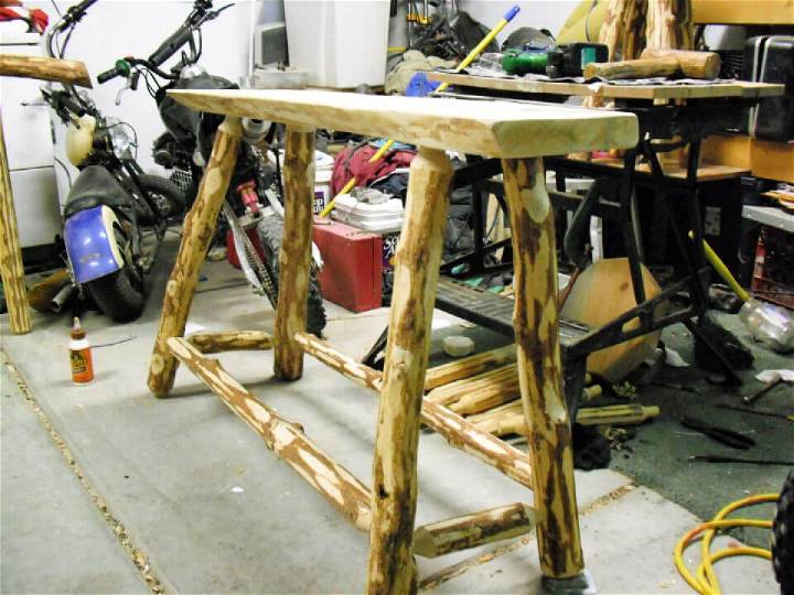 How to Build a Custom Pine Log Table