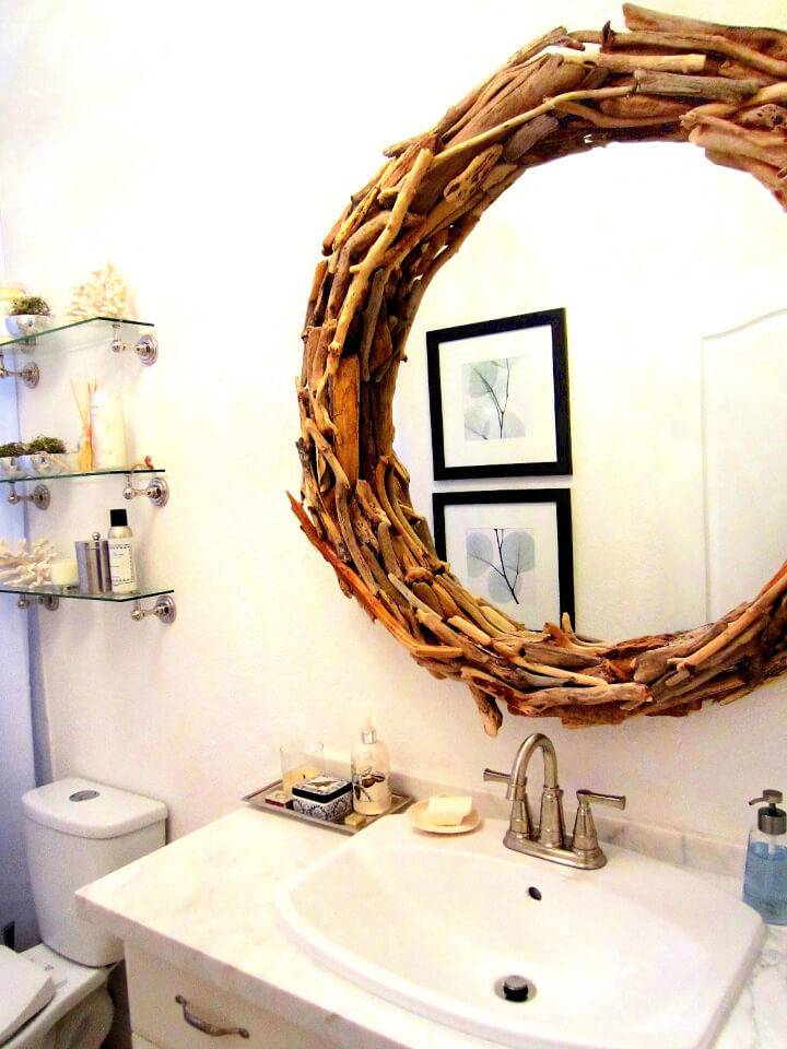 How to Build a Drift Wood Mirror