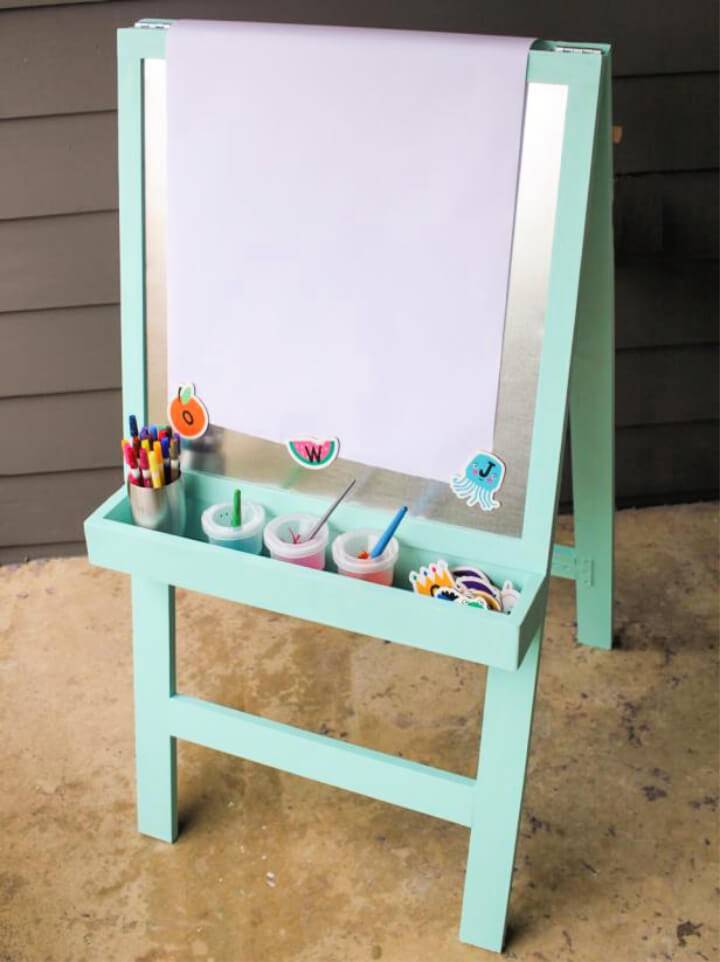 How to Build a Kids Art Easel