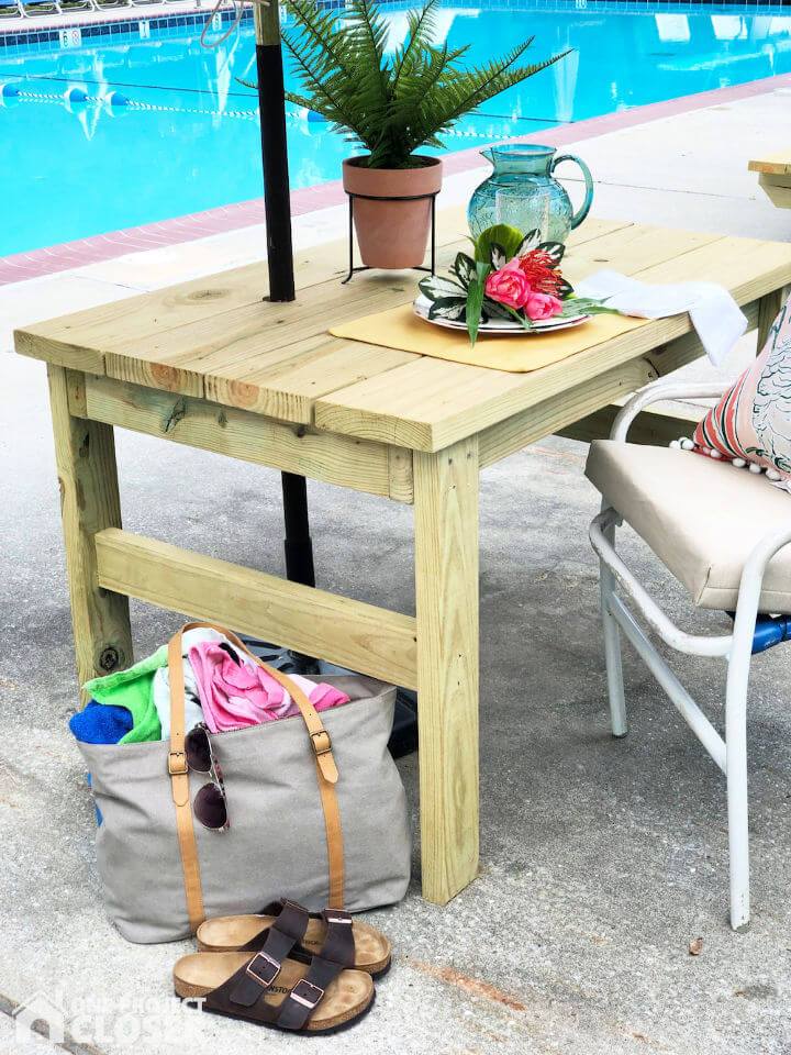 How to Build an Outdoor Table - Free Plans