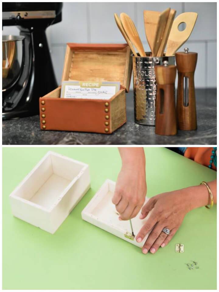 How to Craft a Luxe Leather Recipe Box