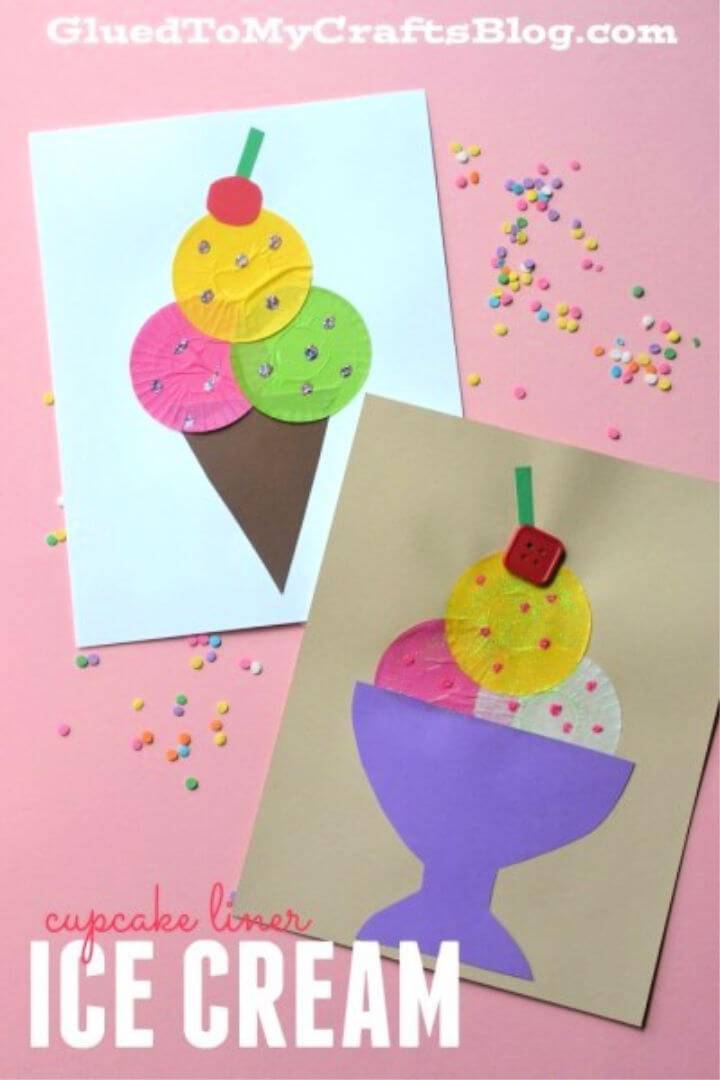 How to Create Cupcake Liner Ice Cream