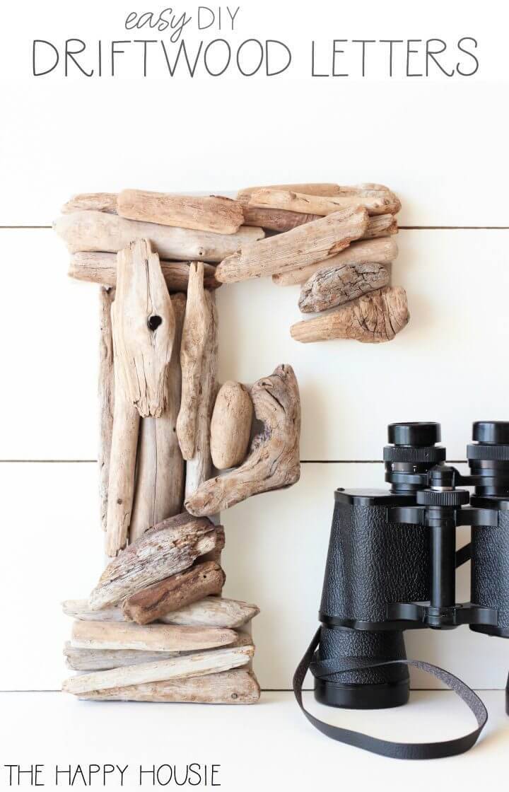 How to Create a Driftwood Letter