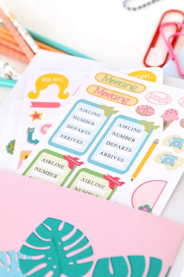 How to Cut Planner Stickers with Cricut