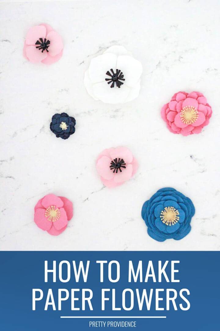 How to Make 3D Paper Flowers