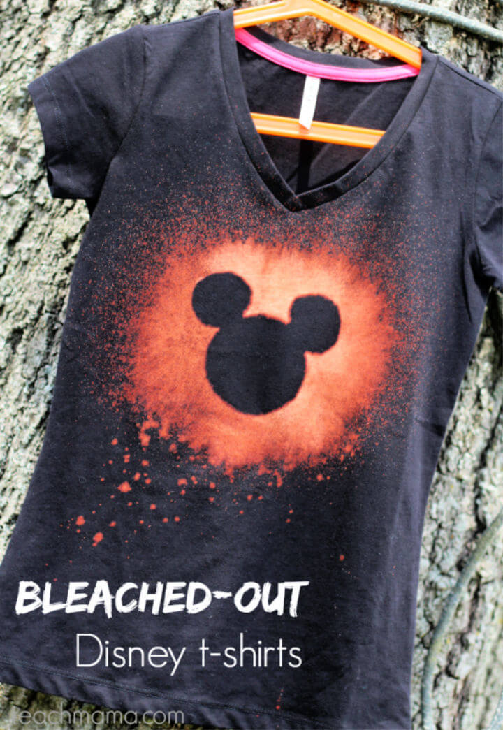 How to Make Bleached Out Disney T Shirts