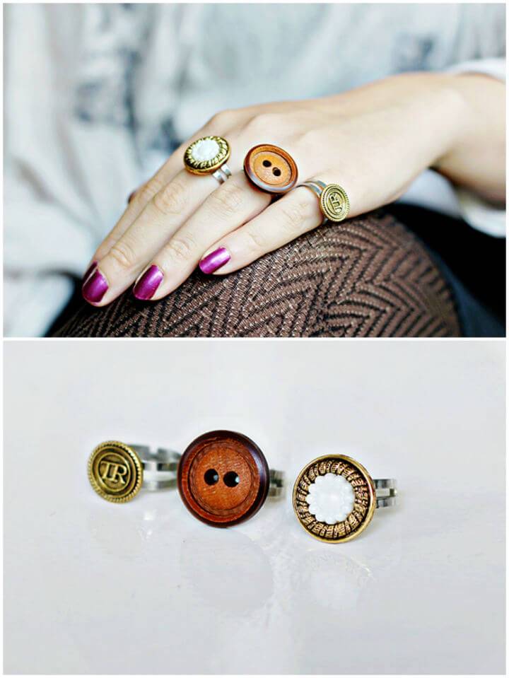 How to Make Button Rings