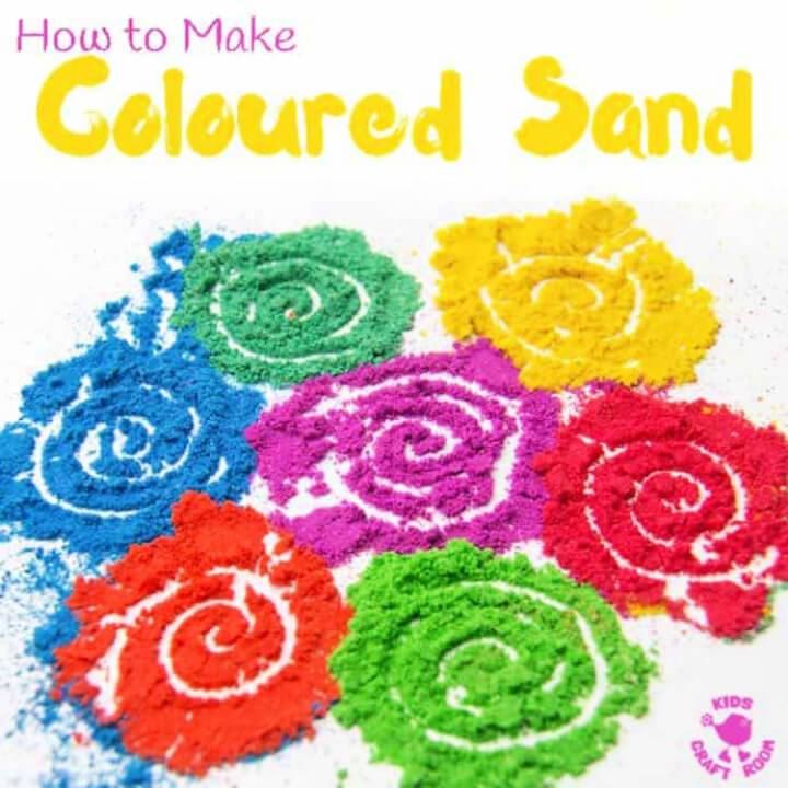 How to Make Colored Sand