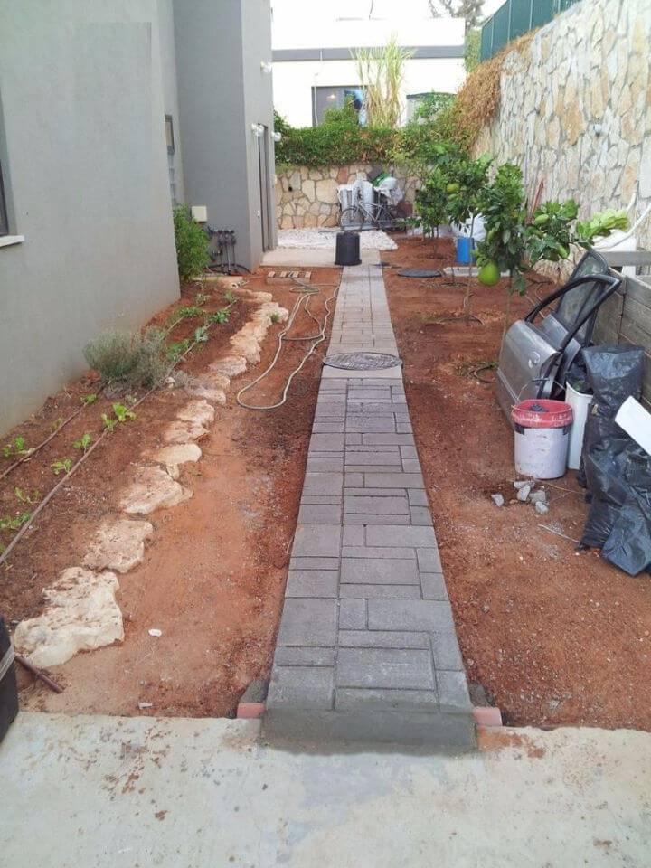 How to Make Concrete Walkway Mold