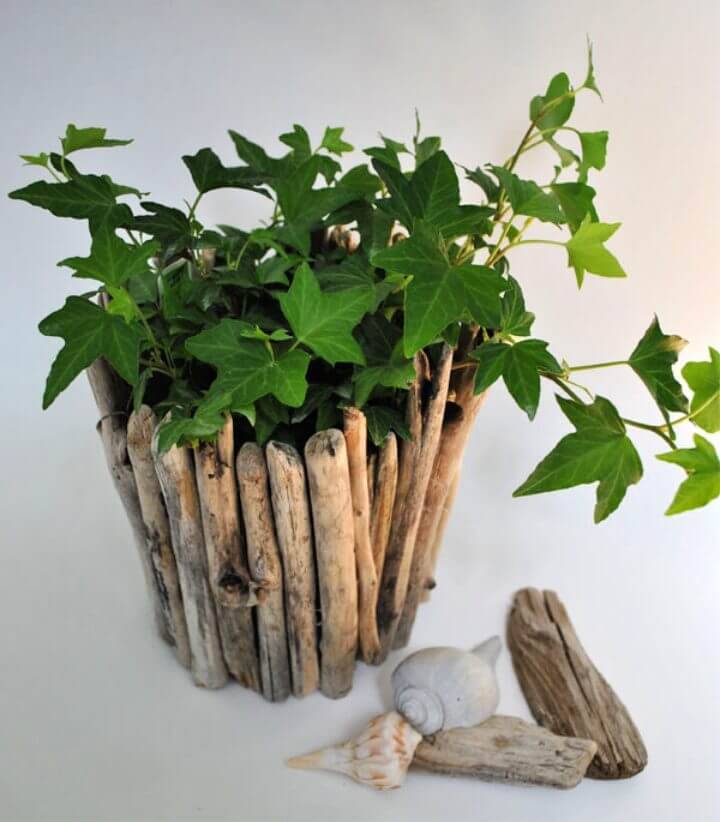 How to Make Driftwood Pot Planter