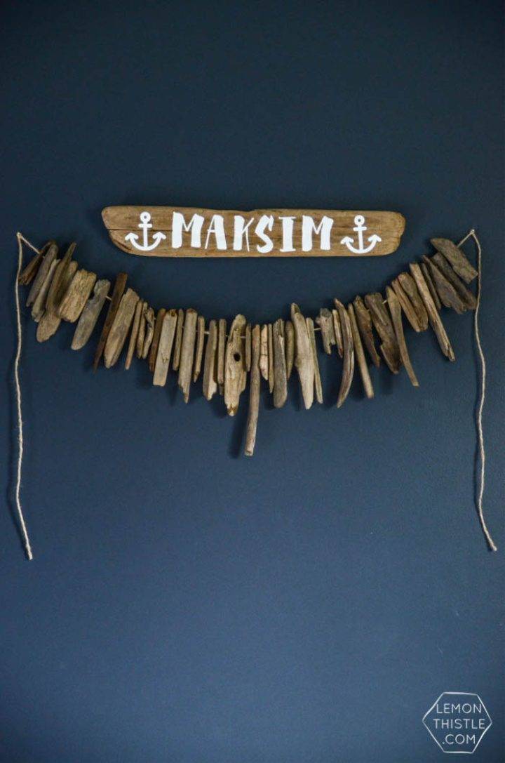 How to Make Driftwood Sign