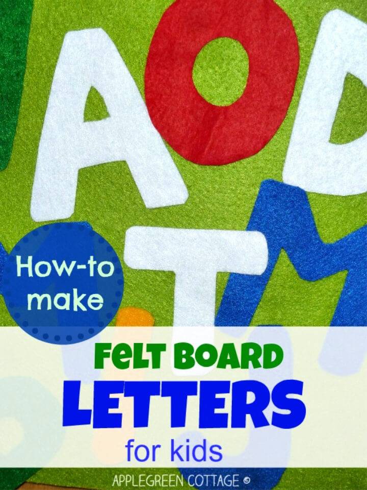 How to Make Felt Letters for Kids
