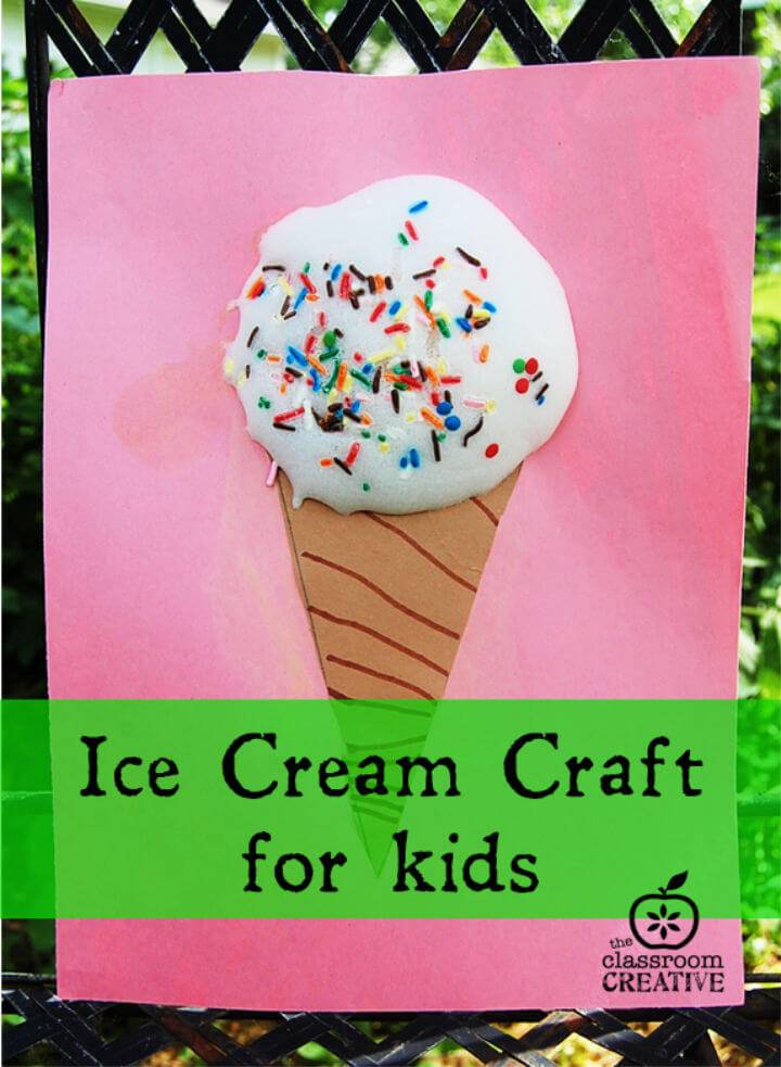 How to Make Ice Cream Craft for Kids