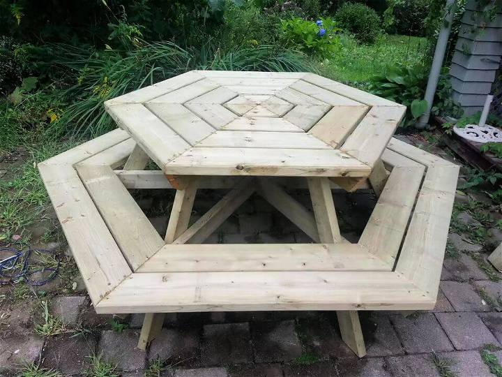 How to Make Octagon Picnic Table